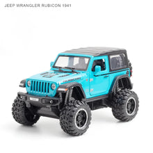 Load image into Gallery viewer, Jeeps Wrangler Rubicon Off-Road Alloy Model Car Toy Diecast 1/32 Scale BLUE