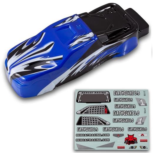 Redcat Racing BS904-013B 1/8 Truck Body Blue and Black BS904-013B  * DISCONTINUED - RedcatRacing.Toys