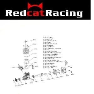 Redcat.Toys Q017 Backing Plate Gasket, VX-18 Engine HSP R017 Redcat